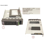 Fujitsu - SSD - 480 GB - hot swap - 2.5" (in supporto da 3,5") - SATA 6Gb/s - per PRIMERGY RX2520 M5, RX2530 M4, RX2530 M5, RX2530 M6, RX2540 M5, RX2540 M6, TX2550 M5